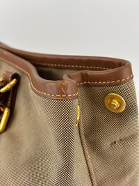 Jacquard 2-Way Canvas Tote Bag