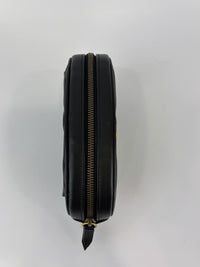 GG Marmont Matelasse Belt Bag Black GHW