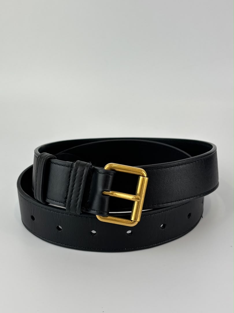 GG Marmont Matelasse Belt Bag Black GHW