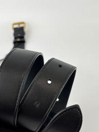 GG Marmont Matelasse Belt Bag Black GHW