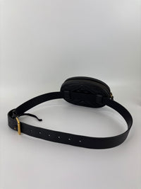 GG Marmont Matelasse Belt Bag Black GHW