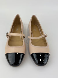 Mae Flex Ballet Wide Mary Jane Flats Pink/Black Size 36