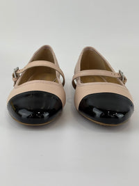 Mae Flex Ballet Wide Mary Jane Flats Pink/Black Size 36
