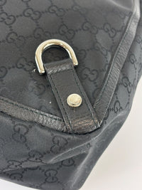 293580 Abbey Large D-Ring Tote GG Canvas Black