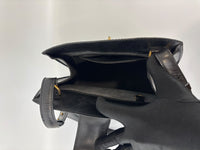 Vintage Cluny Bucket Bag Black Epi Leather