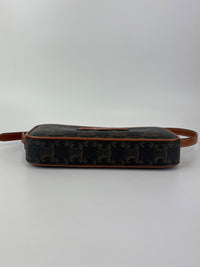 Triomphe Canvas Mini Camera Shoulder Bag Tan