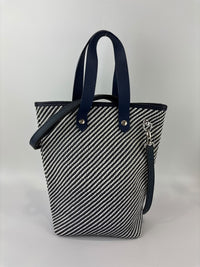 Vintage Ahmedabad Diago PM Tote Black / White / Navy