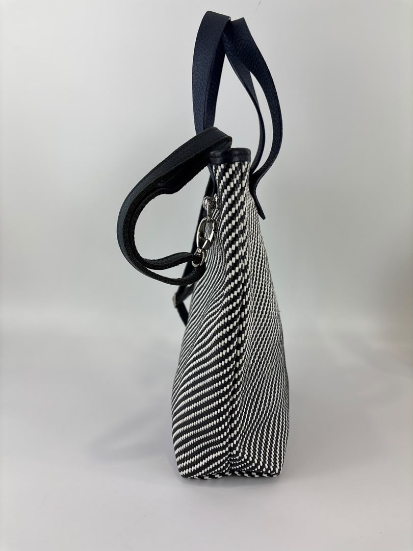 Vintage Ahmedabad Diago PM Tote Black / White / Navy
