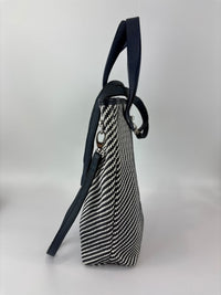 Vintage Ahmedabad Diago PM Tote Black / White / Navy