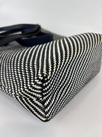 Vintage Ahmedabad Diago PM Tote Black / White / Navy