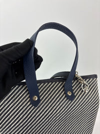 Vintage Ahmedabad Diago PM Tote Black / White / Navy