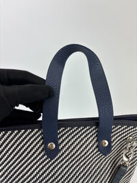 Vintage Ahmedabad Diago PM Tote Black / White / Navy
