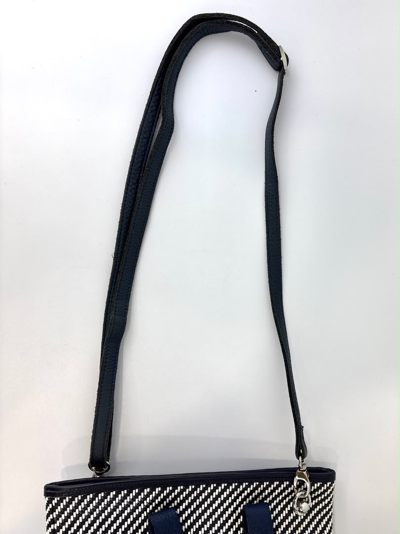 Vintage Ahmedabad Diago PM Tote Black / White / Navy