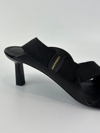 Vale 55 Vara Bow Slingback Sandals in Black Size 7.5 D