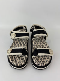 Kalie Gancio Platform Velcro Sandals Size 7.5 C