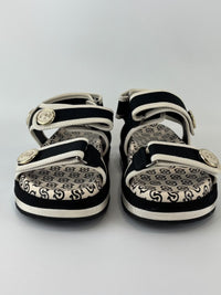Kalie Gancio Platform Velcro Sandals Size 7.5 C