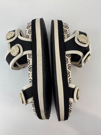 Kalie Gancio Platform Velcro Sandals Size 7.5 C