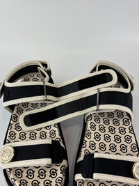 Kalie Gancio Platform Velcro Sandals Size 7.5 C