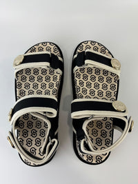 Kalie Gancio Platform Velcro Sandals Size 7.5 C