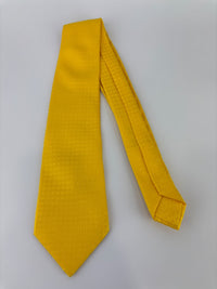 Faconnee H Silk Tie Yellow
