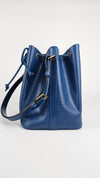 Blue Epi Petit Noe Bucket Bag