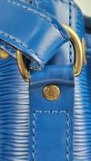 Blue Epi Petit Noe Bucket Bag