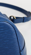 Blue Epi Petit Noe Bucket Bag