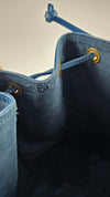 Blue Epi Petit Noe Bucket Bag