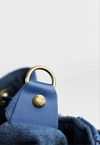 Blue Epi Petit Noe Bucket Bag