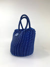 Jelly Summer Bright Blue Rubber Tote Bag&nbsp;