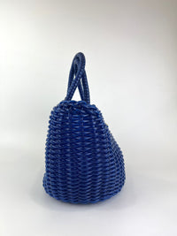 Jelly Summer Bright Blue Rubber Tote Bag&nbsp;