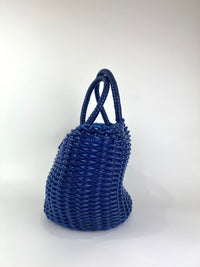 Jelly Summer Bright Blue Rubber Tote Bag&nbsp;