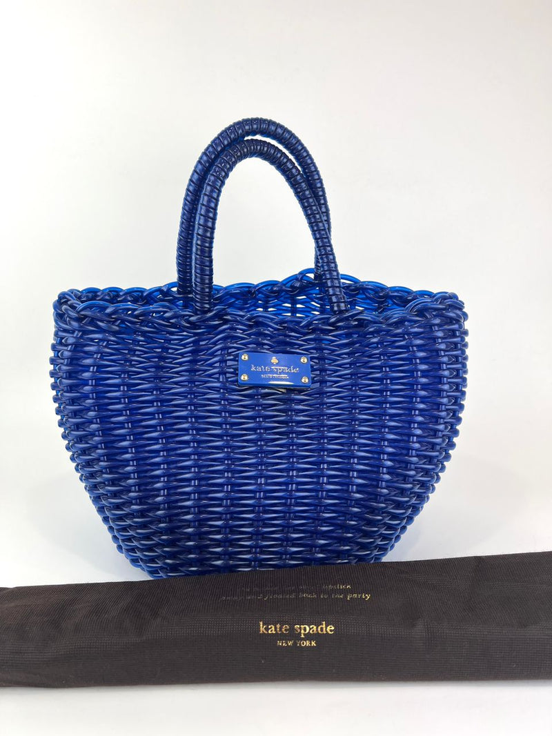 Jelly Summer Bright Blue Rubber Tote Bag&nbsp;