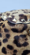 Leather Rockstud Tote Ponyhair Leopard Print