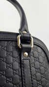 Black Micro GG Mini Dome Bag 449654 520981