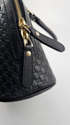 Black Micro GG Mini Dome Bag 449654 520981