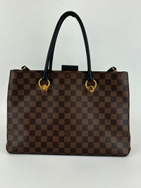 N40050 Riverside Tote in Damier Ebene/Noir