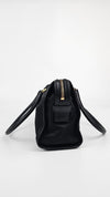 Vintage Black Nylon Top Handle Bag GHW