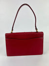 Red Leather Osiride Future Top Handle Bag