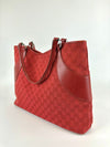 GG Canvas Red Tote