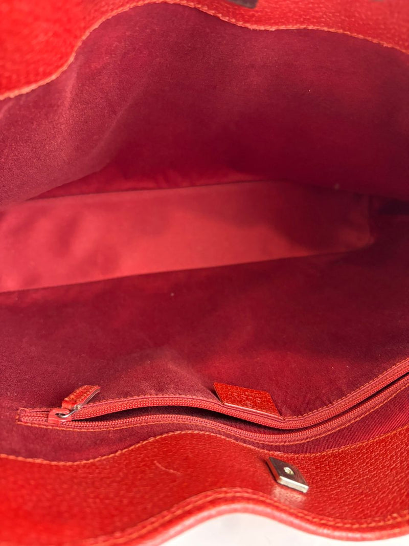 GG Canvas Red Tote