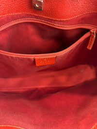 GG Canvas Red Tote