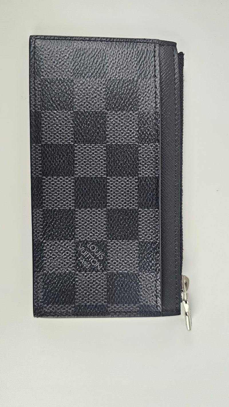 Coin Card Holder Damier Graphite *RFID