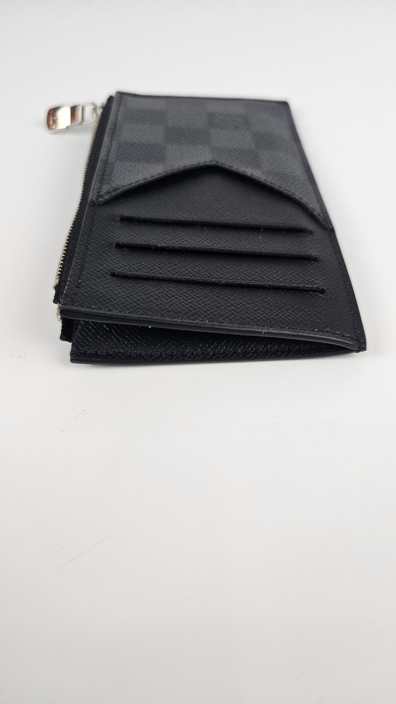 Coin Card Holder Damier Graphite *RFID