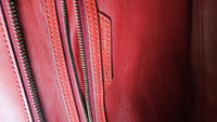 Red Python Mini Luggage Tote