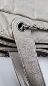 Grey Calfskin Trianon Tote with Chain RHW