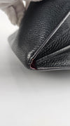 Black Taurillon Leather Capucines Wallet