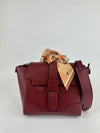 Mini Maestra Pebbled Leather Bag in Spice