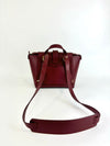 Mini Maestra Pebbled Leather Bag in Spice