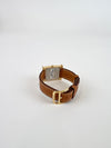 Heure 25mm H Watch in Gold Chestnut Strap GHW